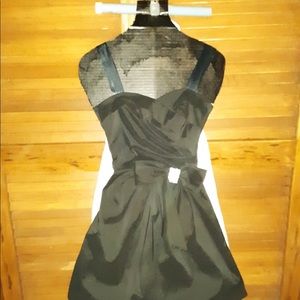 Black cocktail dress